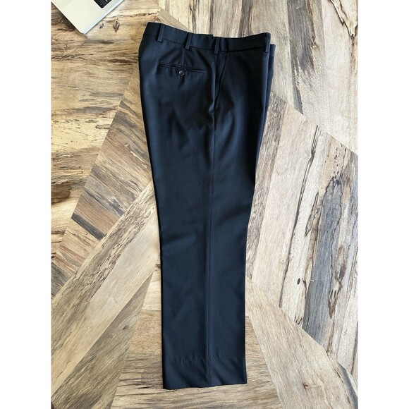 Ralph Lauren Black Label Wool Dress Pants Anthony Cut 34W 27.5L + 3” ITALY $395